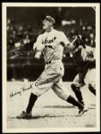 1930s Hank Greenberg 8x10 B&W Glossy Paper Stock Photo
