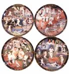 1903-2003 100th Anniversary New York Yankees Porcelain Plate Collection - Danbury Mint (Set of 4)