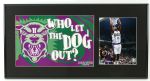 1994-2002 Glenn Robinson Milwaukee Bucks Signed 16" x 31" Who Let The Dog Out? Framed Display (JSA)