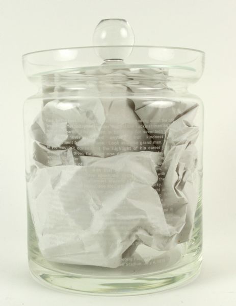 1970s Lou Gehrig New York Yankees 2130 Memorial Cookie Jar w/ Farewell Speech Text