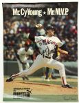 1986 circa Roger Clemens Boston Red Sox Signed 18" x 24" Mr. Cy Young Mr. MVP Puma Poster (JSA)