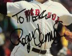 1986 circa Roger Clemens Boston Red Sox Signed 18 x 24 Mr. Cy Young Mr. MVP Puma Poster (JSA)
