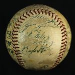 1962 San Francisco Giants Team Signed ONL Giles Baseball w/ 19 Signatures Including Willie Mays, Willie McCovey, Gaylord Perry & More (JSA)