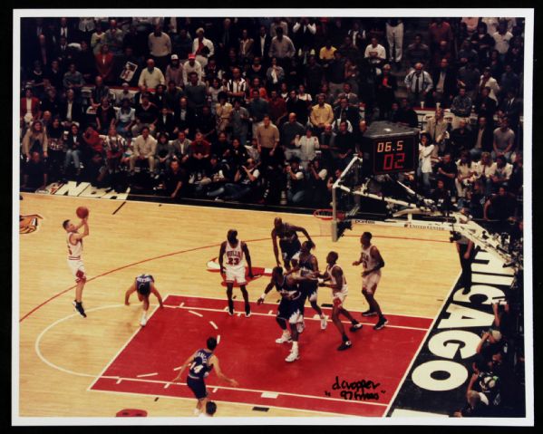 1997 Steve Kerr Chicago Bulls 8" x 10" NBA Finals Game 6 Photo