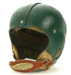 1940s Riddell Football Helmet w/ 6 Strap Suspension System & Original Chin Strap (MEARS LOA)