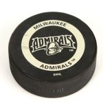 1998-2001 Milwaukee Admirals International Hockey League Game Used Puck (MEARS LOA)