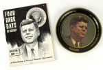 1963 John F. Kennedy Commemorative Plate and Magazine (Lot of 2)