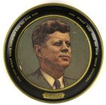 1963 John F. Kennedy Commemorative Plate and Magazine (Lot of 2)