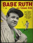 1949 Babe Ruth As I Knew Him by Waite Hoyt Dell Magazine New York Yankees