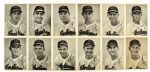 1947 Cleveland Indians 6 x 8 1/2 Picture Pack Near Set w/o Larry Doby (24/25)