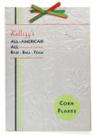 1930s Billy Jurges Chicago Cubs Kelloggs All American Baseball Team 6.5" x 9.5" Corn Flakes Premium
