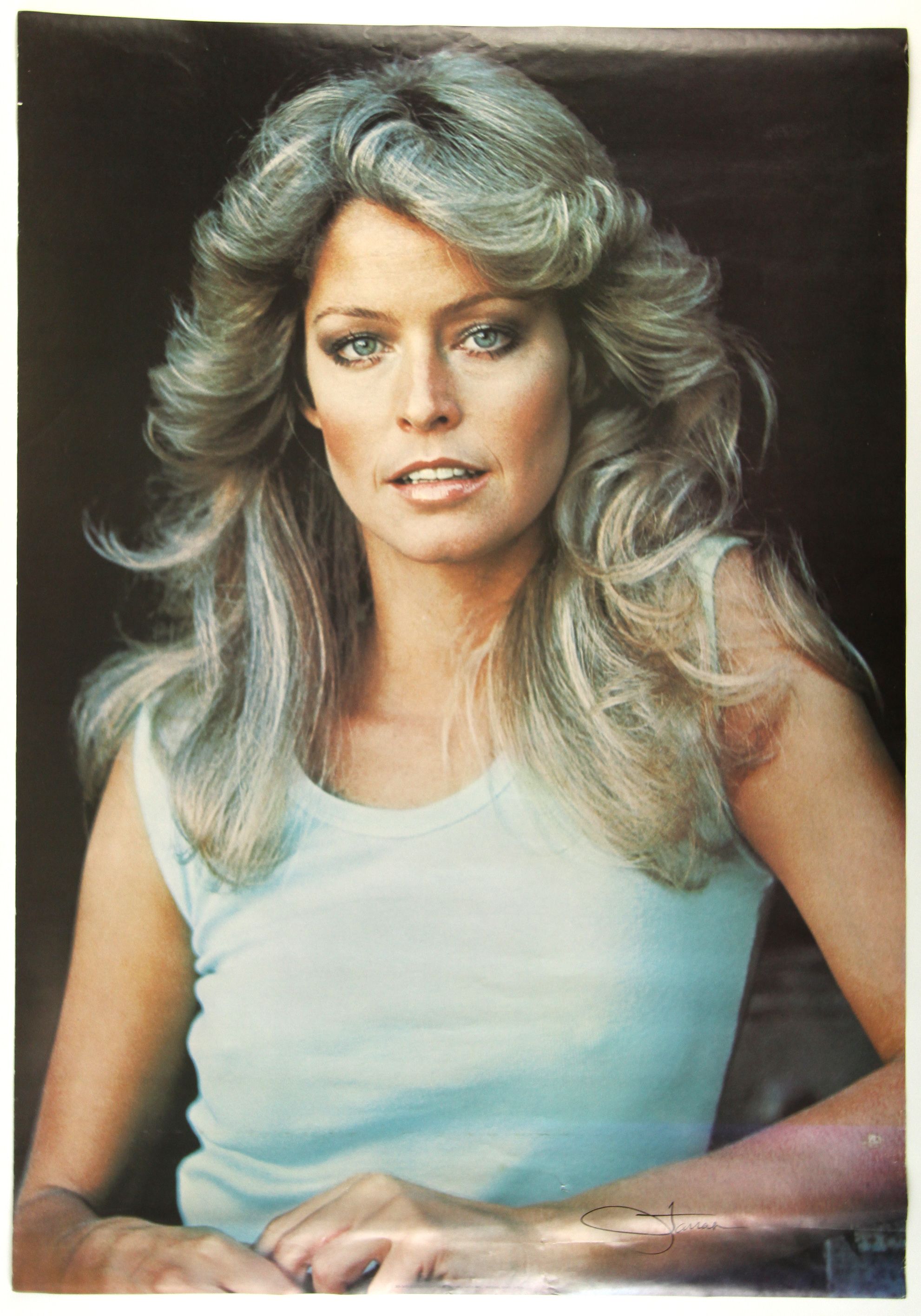 thumbnail interactive-video image 1 of Farrah Fawcett Signed Iconic Red Bathing Suit 8x10 Photo Reprint 1 of 2