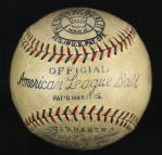 1927-31 Babe Ruth New York Yankees Clubhouse Signed OAL Barnard Baseball (MEARS LOA/JSA) 