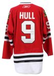 2008 (July 22) Bobby Hull Chicago Blackhawks Signed Winter Classic Press Conference Jersey (MEARS LOA/JSA)