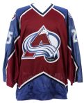 1998-2002 Shjon Podein Colorado Avalanche Game Worn Road Jersey (MEARS LOA)