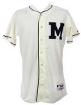 2013 (May 5) Ryan Braun Milwaukee Brewers Game Worn 1913 Throwback Jersey (MEARS A10 /MLB Hologram) 2-2 w/ 2B & BB