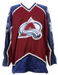 1998-99 Milan Hejduk Colorado Avalanche Game Worn Road Jersey (MEARS LOA)