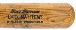 1984-86 Gary Matthews Chicago Cubs Rawlings Adirondack Professional Model Game Used Bat Signed by Lee Smith & Leon Durham (MEARS LOA/JSA)
