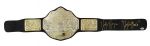 2000s Hulk Hogan Heavyweight Champion Wrestler Signed WWE Replica Title Belt (PSA/DNA)
