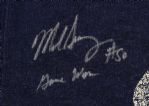 1980's Mike Singletary Chicago Bears Signed Practice Worn Shorts (MEARS LOA/JSA)