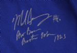 1985 Mike Singletary Chicago Bears Sign Pro Bowl Practice Worn Shorts (MEARS LOA/JSA)