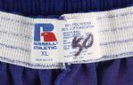 1985 Mike Singletary Chicago Bears Sign Pro Bowl Practice Worn Shorts (MEARS LOA/JSA)