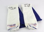 1984-93 Mike Singletary Chicago Bears Signed Pro Bowl Worn Socks (MEARS LOA/JSA)