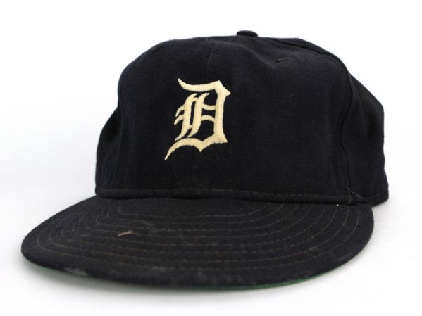 1988 Doyle Alexander Detroit Tigers Signed Game Worn Cap (MEARS LOA/JSA)