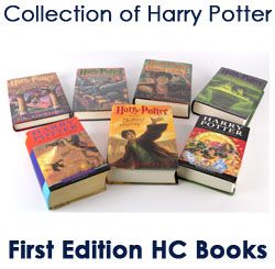 1997-2007 Harry Potter Hardcover Book Collection - Lot of 7