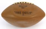 1966 Green Bay Packers "Super Worlds Champs" Facsimile Stamped Team Signature Football 