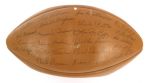 1966 Green Bay Packers Super Worlds Champs Facsimile Stamped Team Signature Football 