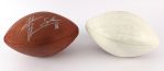 1980s Signed Football Collection - Lot of 2 w/ Pittsburgh Steelers Owner Art Rooney & Jake Plummer  (JSA)
