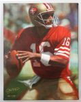 2004 Joe Montana San Francisco 49ers Signed 26" x 34" Artist Signed Giclee Serigraph (JSA) 1/5