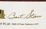 1998 Bart Starr Green Bay Packers Signed 18 x 24 Lithograph (JSA) 144/500