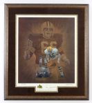 1998 Ray Nitschke Green Bay Packers Signed 24" x 28" Framed Lithograph (JSA) 474/550 