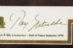 1998 Ray Nitschke Green Bay Packers Signed 24 x 28 Framed Lithograph (JSA) 474/550 