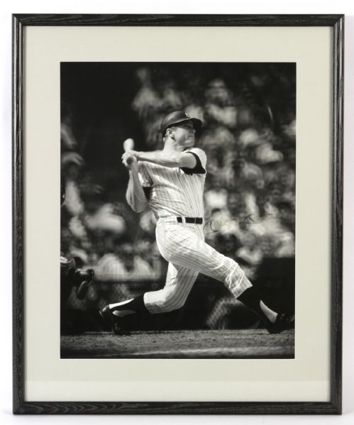 1991 Mickey Mantle New York Yankees Signed 22" x 27" Framed Photo (JSA) 25/65 AP