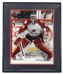 1995-2003 Patrick Roy Colorado Avalanche Signed 22" x 27" Framed Photo (JSA)