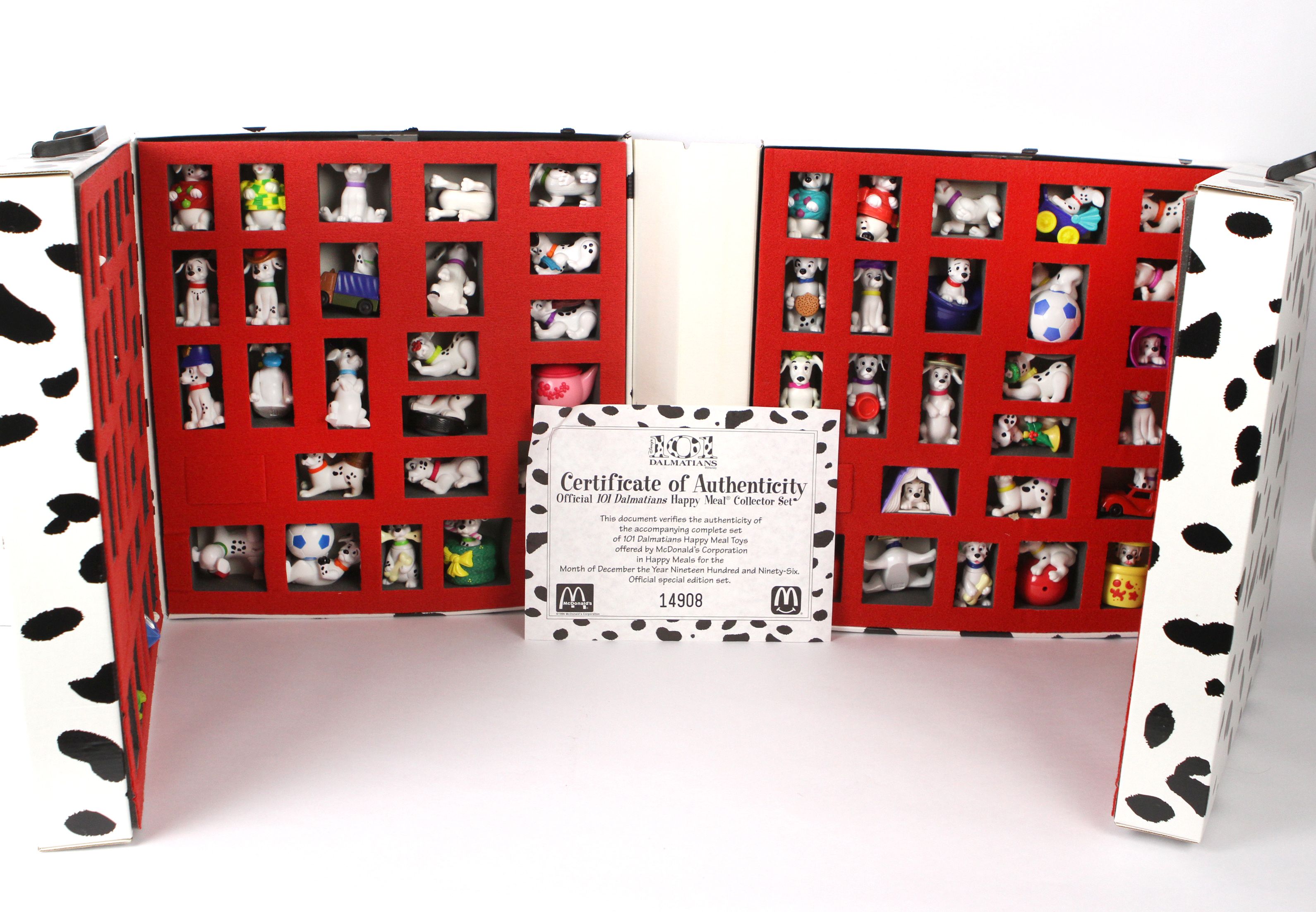 Complete Set Details about   1990 McDonald’s 101 Dalmatians Happy Meal Toys with Boxes 