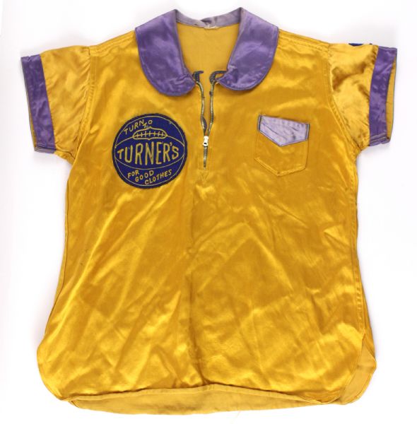1920s Turner Bros. Clothiers Game Worn Basketball Jersey (MEARS LOA)