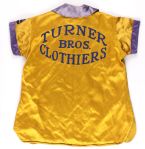1920's Turner Bros. Clothiers Game Worn Basketball Jersey (MEARS LOA)
