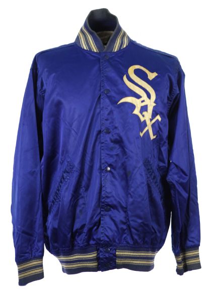 1967-71 circa Joe Horlen Chicago White Sox Game Worn Satin Jacket (MEARS LOA)