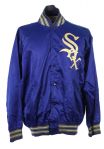 1967-71 circa Joe Horlen Chicago White Sox Game Worn Satin Jacket (MEARS LOA)