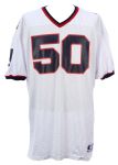 1990s Mike Singletary Chicago Bears Signed Game Worn Throwback Bowl Jersey (MEARS LOA/JSA)