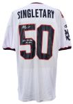 1990's Mike Singletary Chicago Bears Signed Game Worn Throwback Bowl Jersey (MEARS LOA/JSA)