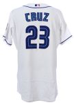 2001 Jose Cruz Toronto Blue Jays Game Worn Home Jersey (MEARS LOA)