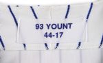 1993 Robin Yount Milwaukee Brewers Signed Home Jersey (MEARS LOA/JSA)