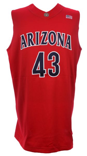 2009 (January 15) Jordan Hill Arizona Wildcats Game Worn Road Jersey (MEARS LOA/JO Sports COA)