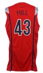 2009 (January 15) Jordan Hill Arizona Wildcats Game Worn Road Jersey (MEARS LOA/JO Sports COA)