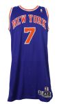 2010-11 Carmelo Anthony New York Knicks Signed Game Worn Road Jersey (MEARS LOA/JSA)